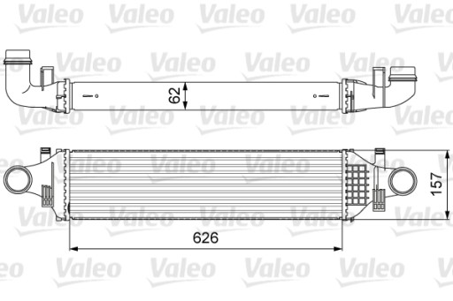 Повітроохолоджувачі (інтеркулери) VALEO 818624 - 2