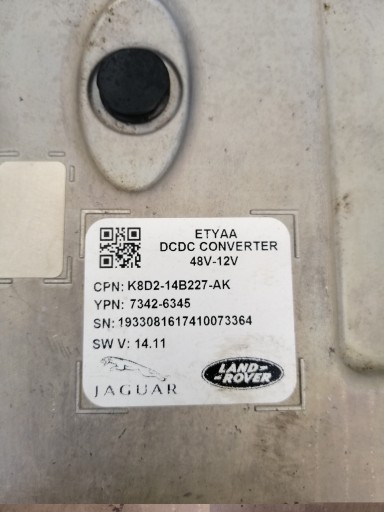 РЕГУЛЯТОР НАПРУГИ JAGUAR DCDC CONVERTER 48V-12V - 3