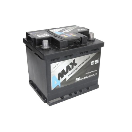 Akumulator 4MAX ECOLINE 50Ah 470A P+ - 3