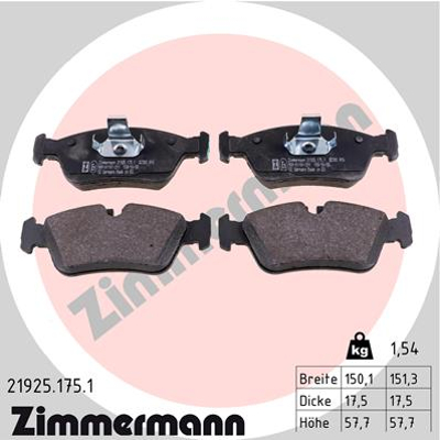 ZIMMERMANN TARCZE+KLOCKI+SZCZEKI P+T BMW 3 E46 - 14