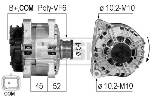 ERA ALTERNATOR 210717 - 2