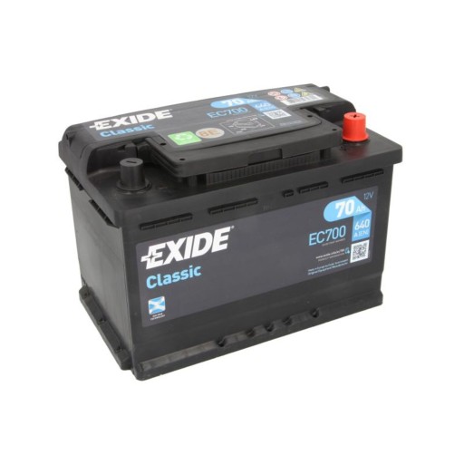 Akumulator EXIDE CLASSIC 70Ah 640A P+ - 3