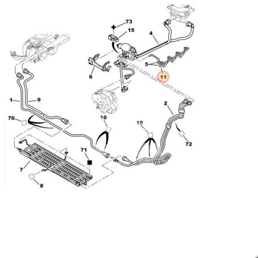 FORD 1.4 1.6 2.0 TDCI ФОРСУНОК ПЕРЕПОВНЕННЯ ОРІНГ - 2