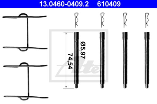 Монтажний комплект для блоків ATE 13.0460-0409.2 - 2