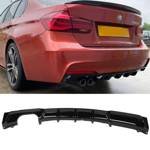 DYFUZOR SPOILER DOKŁADKA BMW F30 PODWÓJNY WYDECH - 4