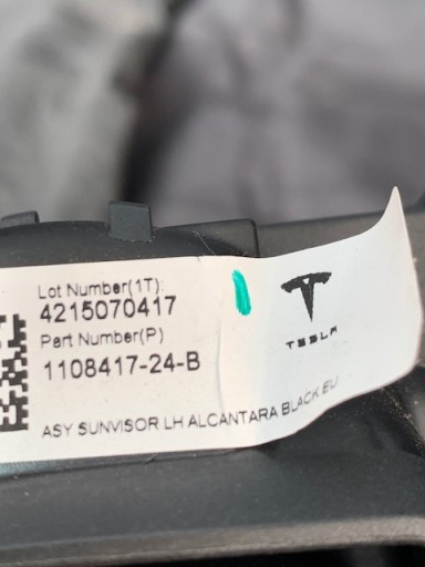 Tesla X сонцезахисний козирок 1108417-24-B лівий - 6