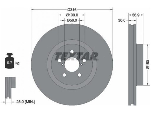 TARCZE PRZÓD SUBARU FORESTER IV SJ 2.0 13- - 2