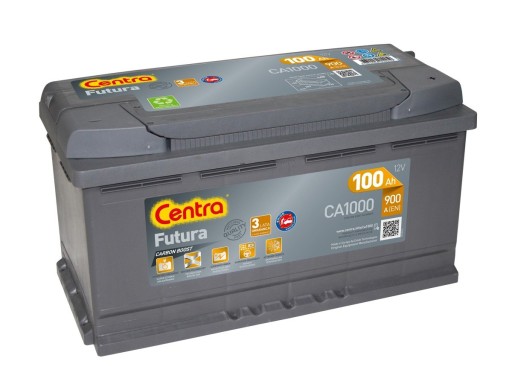 Акумуляторні центри CA1000 100Ah 900A P + центри FUTURA CA1000 - 2