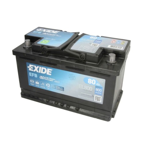 Akumulator EXIDE START&STOP EFB 80Ah 720A P+ - 2