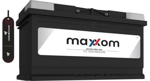 АКУМУЛЯТОР 12V 100AH 800A P + MAXXOM ЗРОБЛЕНО В ЄВРОПІ - 1