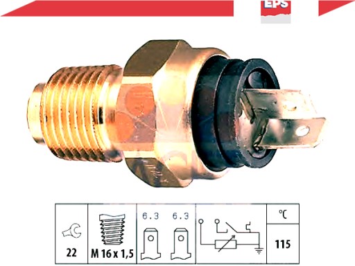 ДАТЧИК ТЕМПЕРАТУРИ РІДИНИ РАДІАТОРА [EPS] - 2