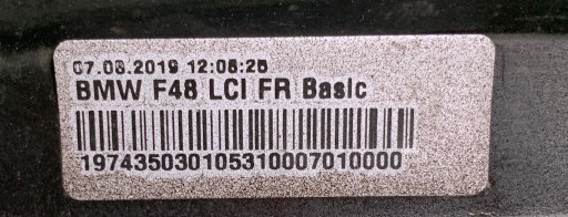 BMW X1 F48 LIFT LCI передний бампер передний 7954209 - 10