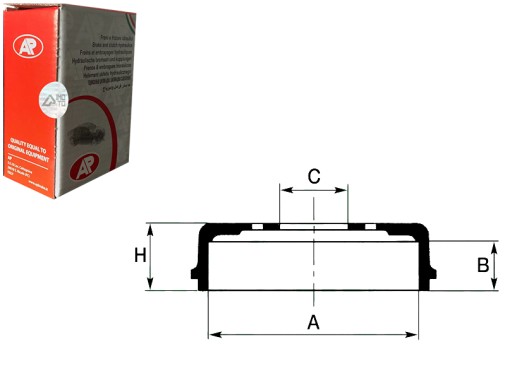 AP ГАЛЬМІВНІ БАРАБАНИ AP 424756 424751 1400178980 140 - 1