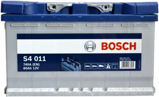 Akumulator BOSCH 12V 80Ah/740A S4 (P+ 1) 315x175x1 - 15