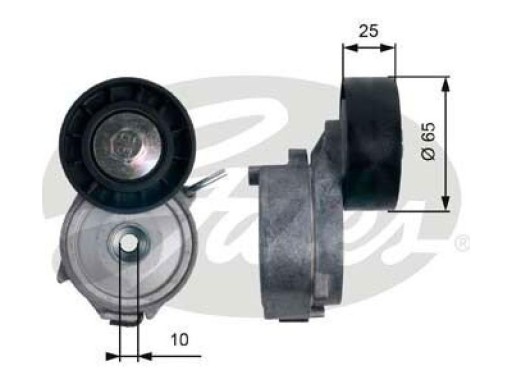 РУЛОН NAP. КЛИНОВИЙ РЕМІНЬ MONDEO IV MK4 2.0 2.2 - 2