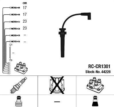 Провода зажигания NGK RC-CR1301 - 2