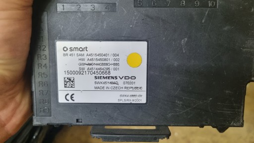 Smart OE A4515450401 5WK45148AD MODUŁ SAM- DOPISZE - 1