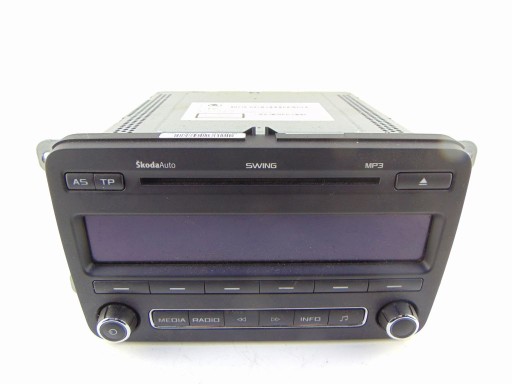 RADIO CD MP3 SWING SKODA FABIA II 5J0035161D - 1