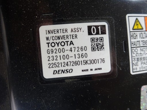 Інвертор конвертер інвертор для Toyota PRIUS IV 16 1,8 - 4