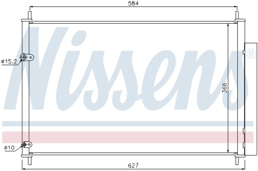 Chłodnice klimatyzacji (s NISSENS 940037 + Gratis - 2