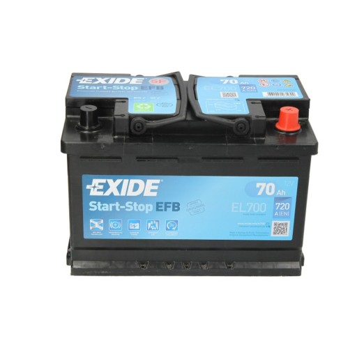 Акумулятор EXIDE 12V 70AH / 760A START & STOP P+ - 6