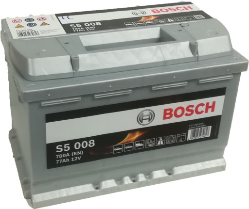 Akumulator Bosch Silver S5 12V 77Ah 780A P+ - 1