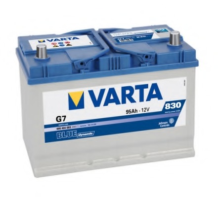Акумулятор 95ah / 830A P + / G7-Varta BLUE DYNAMIC - 10