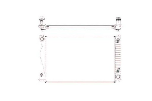 Радіатор AUDI A6 04 -, A6 AVANT 05 -, A6 ALLROAD 06 - 2