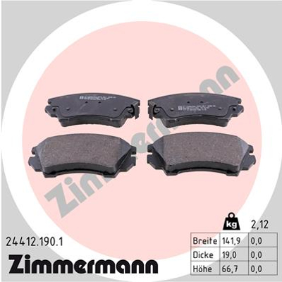 ZIMMERMANN TARCZE+KLOCKI P+T OPEL CASCADA 321MM - 10