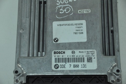 BMW E53 компьютер стартовый комплект 3.0 d M57N № 245 - 3
