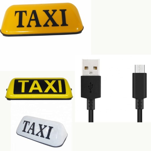Лампа петух свет такси Uber Болт Led USB разъем - 1