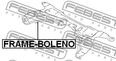 Przednia belka zawieszenia FEBEST FRAME-BOLENO - 2