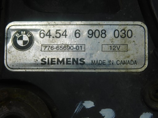 6908030 корпус вентилятора кондиціонера BMW E39 - 2