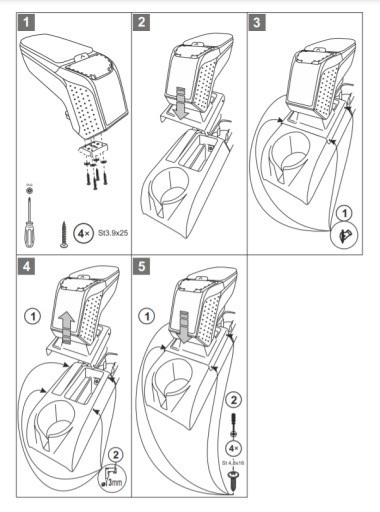 VW GOLF VI 6 2008-2012-ПОДЛОКОТНИК ARMSTER 2 - 14