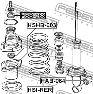 Шайба пружини для HONDA FR-V 1.7 1.8 2.0 2.2 і - 6