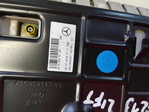 MERCEDES W213 ліфт дисплей лічильник - 9