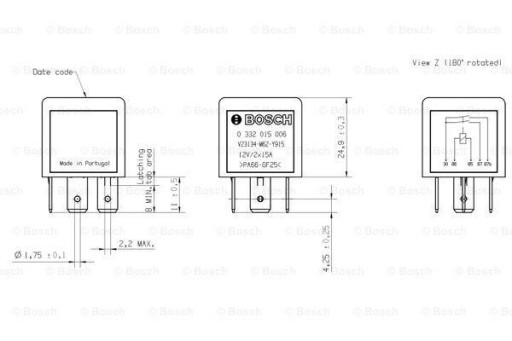 Реле Робочий струм Bosch - 11