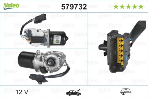 VALEO 579732 SILNIK WYCIERACZEK OPEL VIVARO A - 2