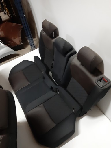 Toyota CHR сидіння коричневий шкіряний стьобаний комплект - 3