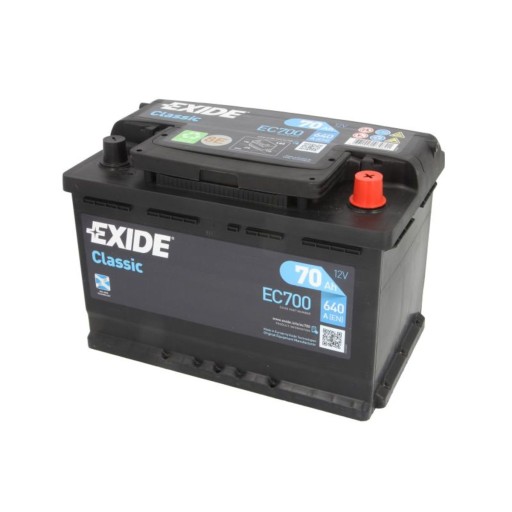 Akumulator EXIDE CLASSIC 70Ah 640A P+ - 1