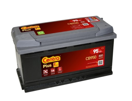 Akumulator Centra Plus CB950 12V 95Ah 800A - 1