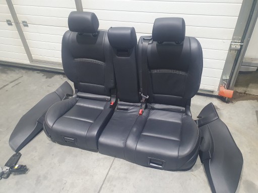 Сиденья заднее сиденье черная кожа BMW F07 - 1