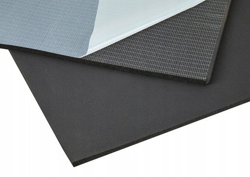 Звукоізоляційний килимок з пінопласту з клеєм 3 мм - 14