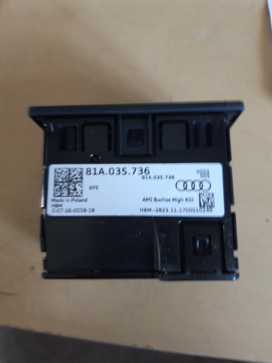 Роз'єм USB AUX Audi A3 8V 81a035736 порт - 2