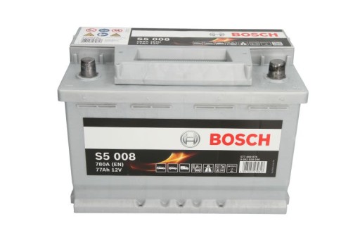 akumulator 77AH 780A SILVER S5 P+ BOSCH278/190/175 - 14