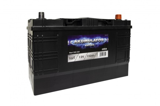 Акумулятор HART 12V 110Ah 680A p+ - 1