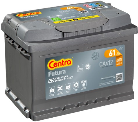 Akumulator CA612 Centra Futura 12V 61Ah 600A - 1