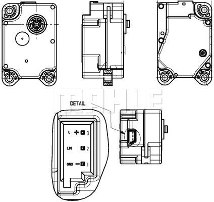 AA 15 000P MAHLE AIR FLIP MOTOR - 2