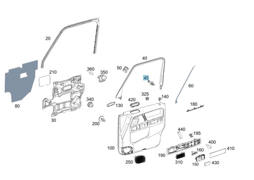 Оригинальный дюбель MERCEDES A0009915940 - 3