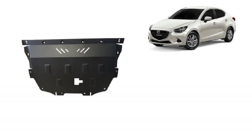 Сталевий капот двигуна Mazda 2 IV (2014-2023) - 1
